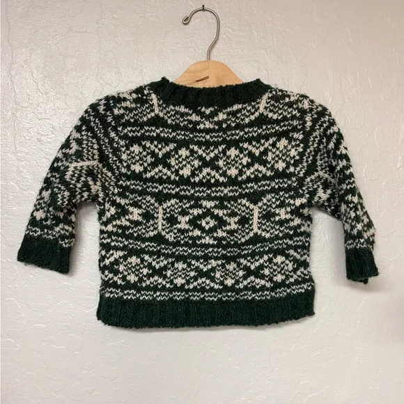 $15 ADD ON baby gap y2k wool blend sweater 3-12M Zara Hanna Andersson Peek - Picture 2 of 3
